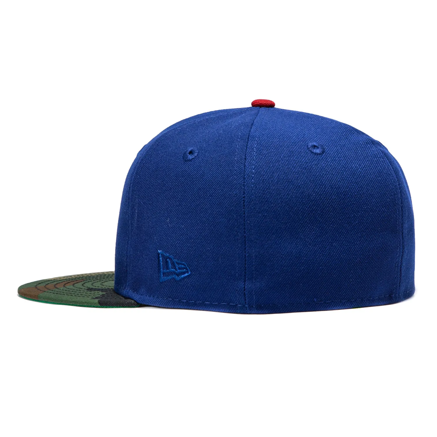 New Era 59Fifty Los Angeles Dodgers 2018 World Series Patch Rose Hat - Royal, Camo sold by Hat Club product image thumbnail 3