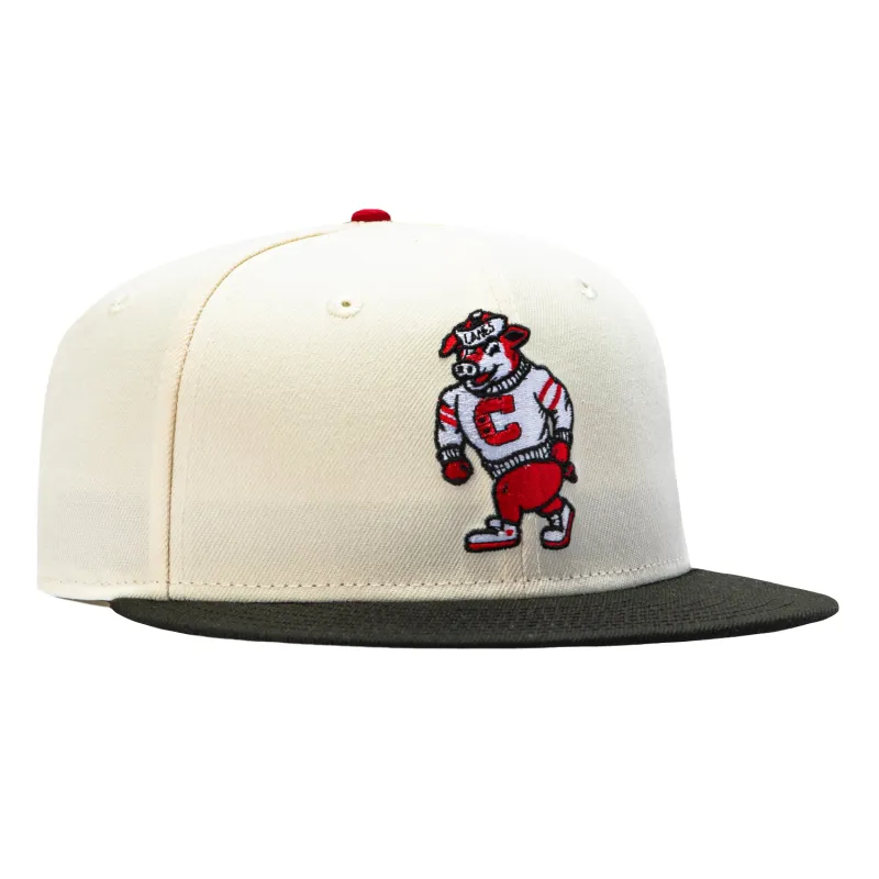 New Era 59Fifty Carolina Hurricanes Mascot Patch Hat - White, Black made by New Era