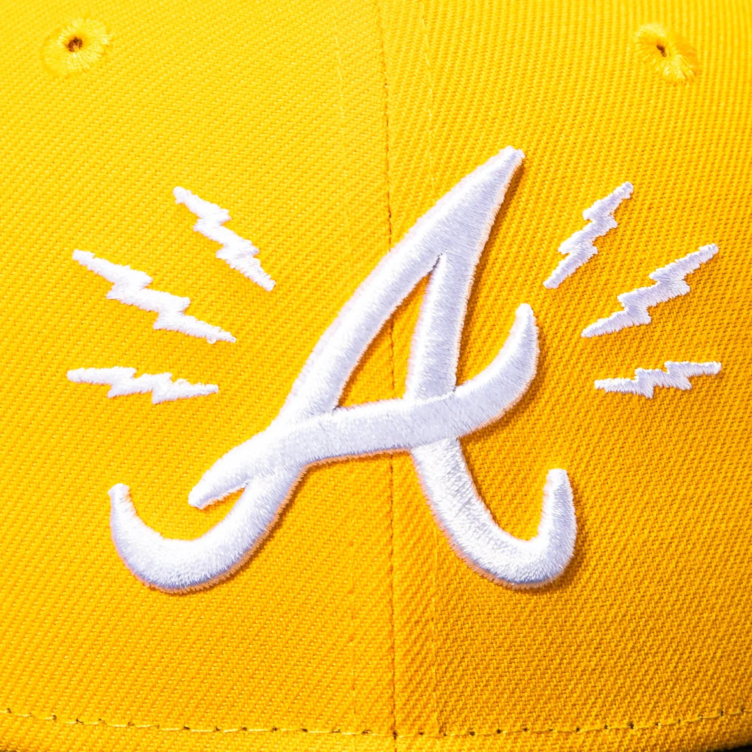New Era 59Fifty Slayer Atlanta Braves 1999 World Series Patch Bolt Hat - Gold, Black sold by Hat Club product image thumbnail 4