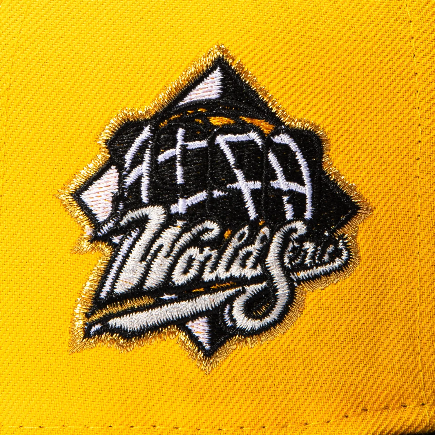 New Era 59Fifty Slayer Atlanta Braves 1999 World Series Patch Bolt Hat - Gold, Black sold by Hat Club product image thumbnail 5