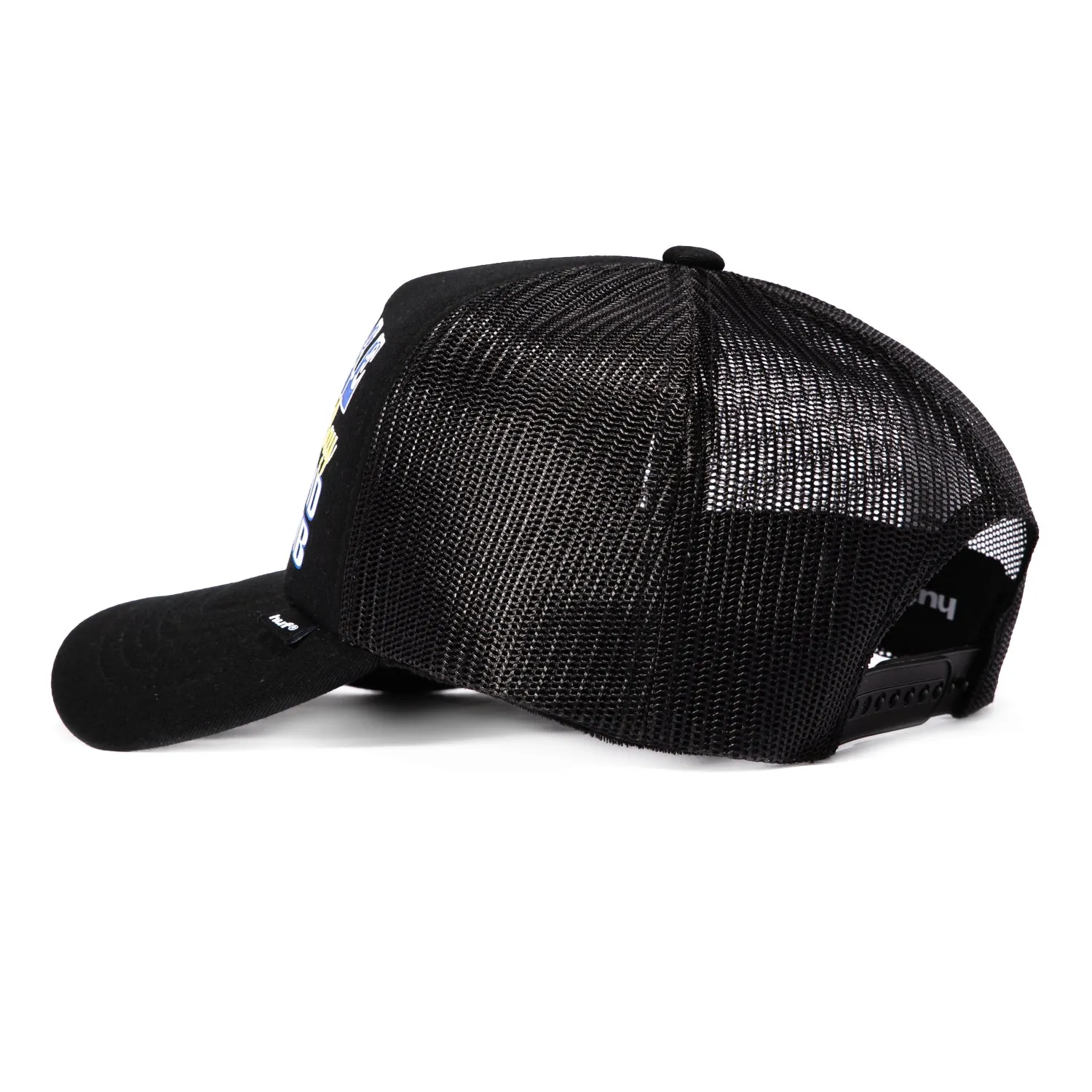 Huf Mac Dre Legend of the Bay Trucker Snapback Hat - Black sold by Hat Club product image thumbnail 2