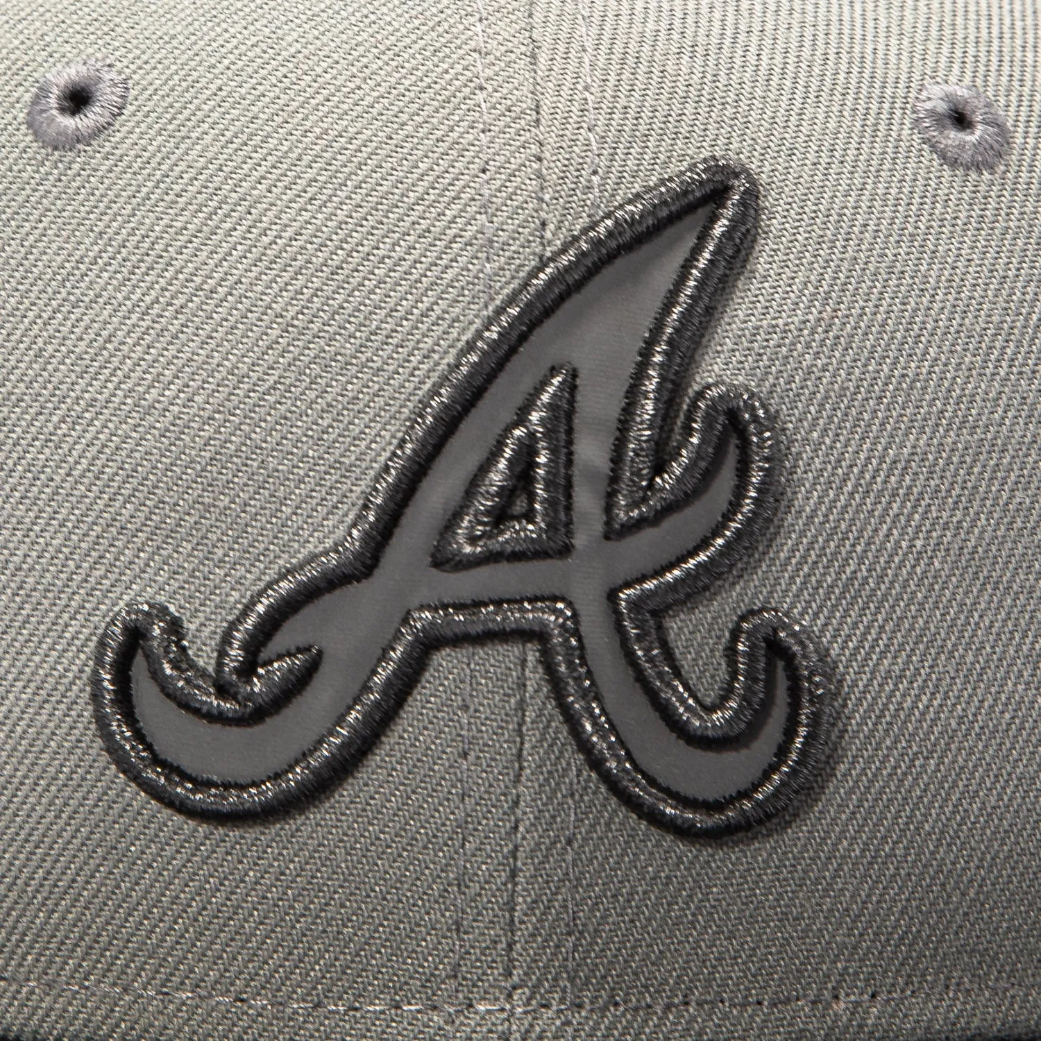 New Era 59Fifty Reflective Atlanta Braves 1999 World Series Patch Hat - Graphite, Black sold by Hat Club product image thumbnail 4
