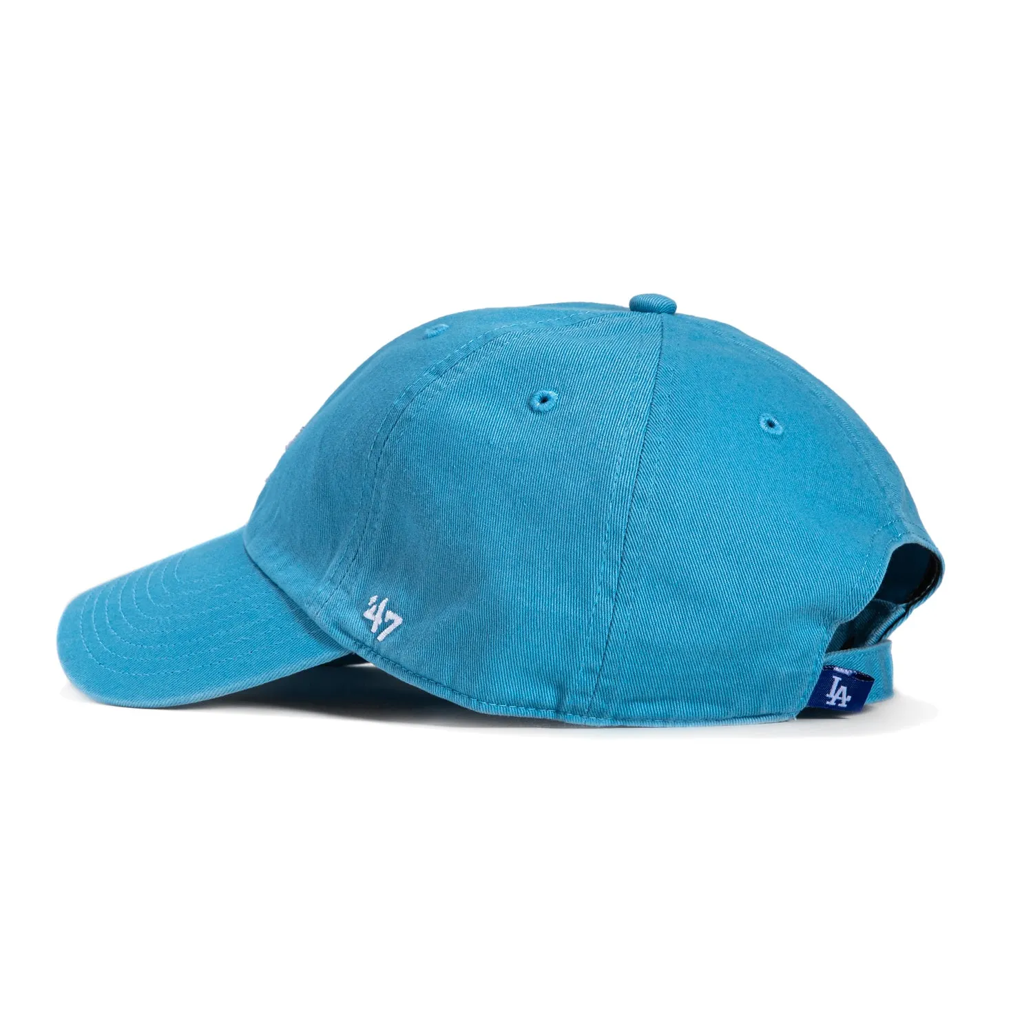 47 Brand Los Angeles Dodgers Cleanup Adjustable Hat - Light Blue, White sold by Hat Club product image thumbnail 2
