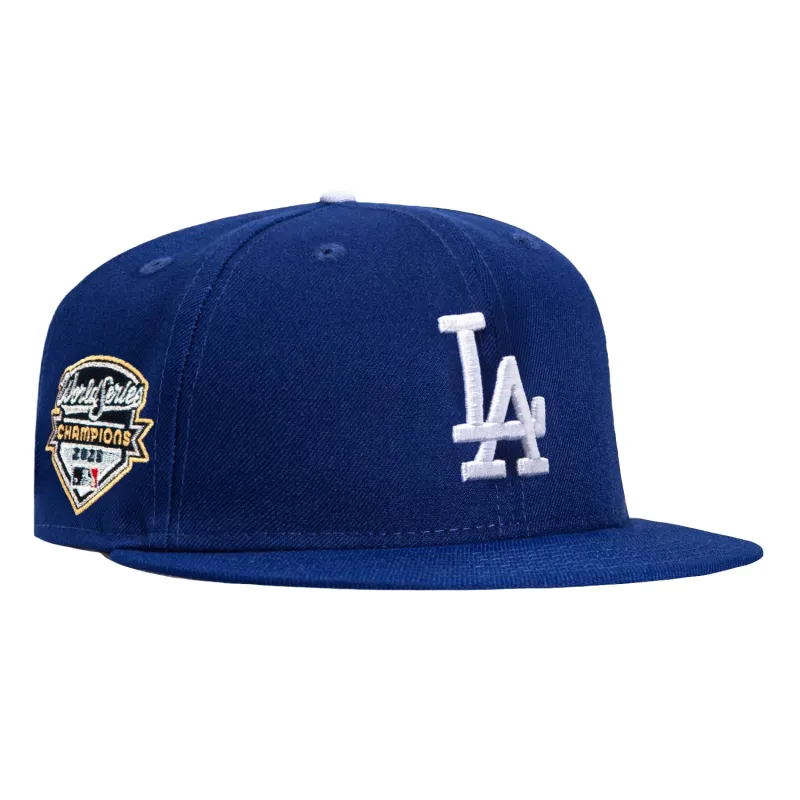 New Era 59Fifty Los Angeles Dodgers 2025 World Series Champions Patch Hat - Royal made by New Era