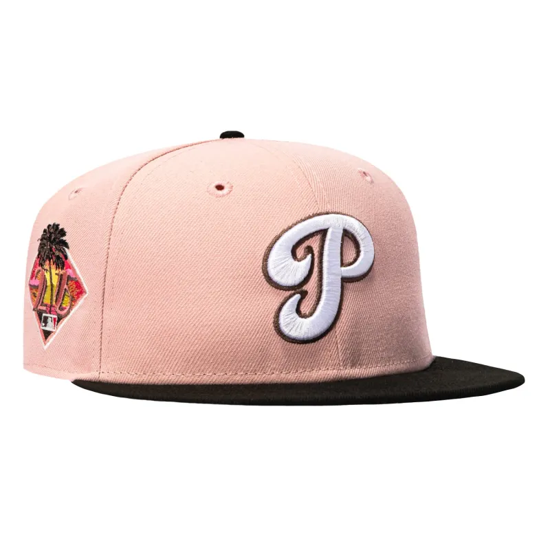 New Era 59Fifty Philadelphia Phillies 2026 Spring Training Patch 1949 Hat - Pink, Black made by New Era
