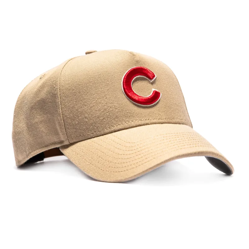 47 Brand Ballpark Offside Chicago Cubs Hitch Snapback Hat - Khaki made by 47