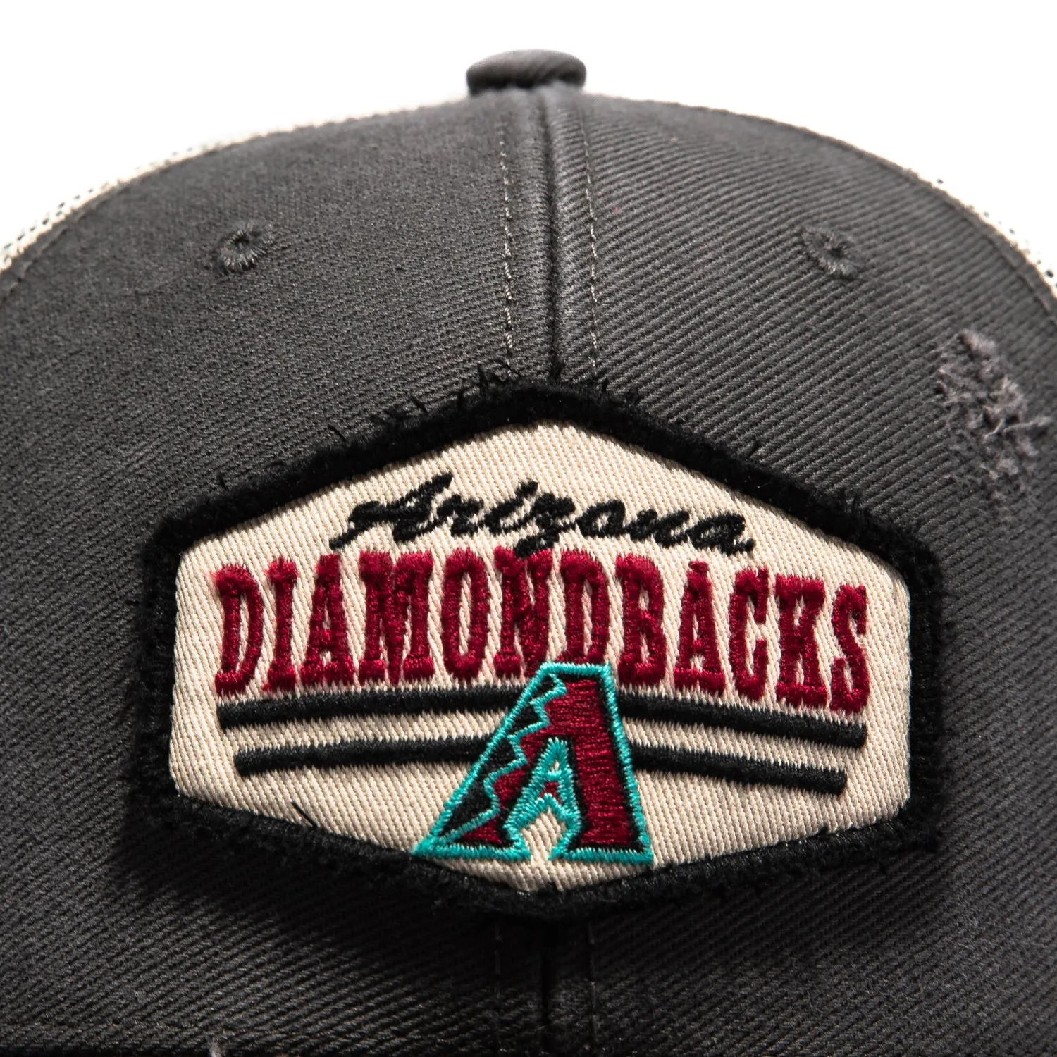 47 Brand Arizona Diamondbacks Salvage Trucker Snapback Hat - Black, White sold by Hat Club product image thumbnail 3