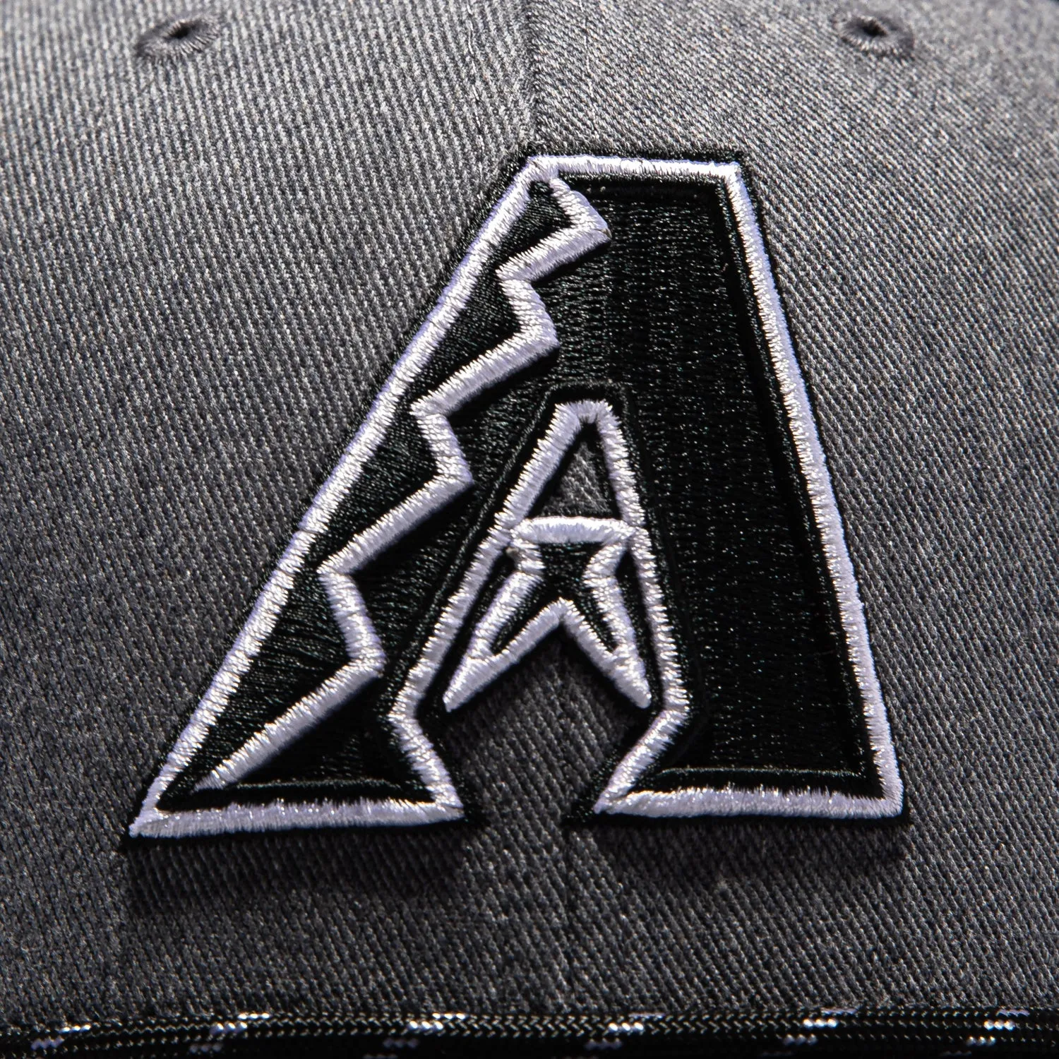 47 Brand Carbon Rope Arizona Diamondbacks Trucker Snapback Hat - Grey, Black sold by Hat Club product image thumbnail 3