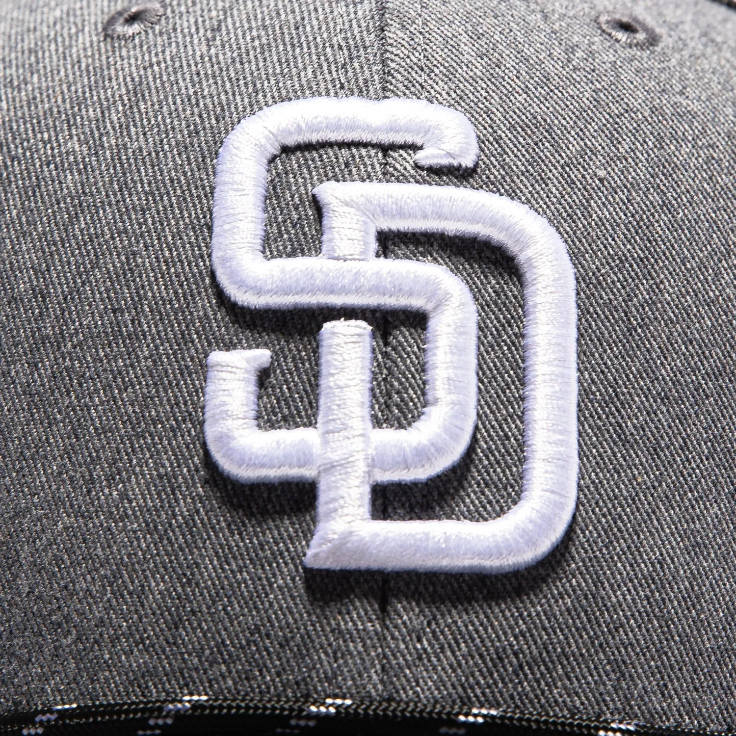 47 Brand Carbon Rope San Diego Padres Trucker Snapback Hat - Grey, Black sold by Hat Club product image thumbnail 3