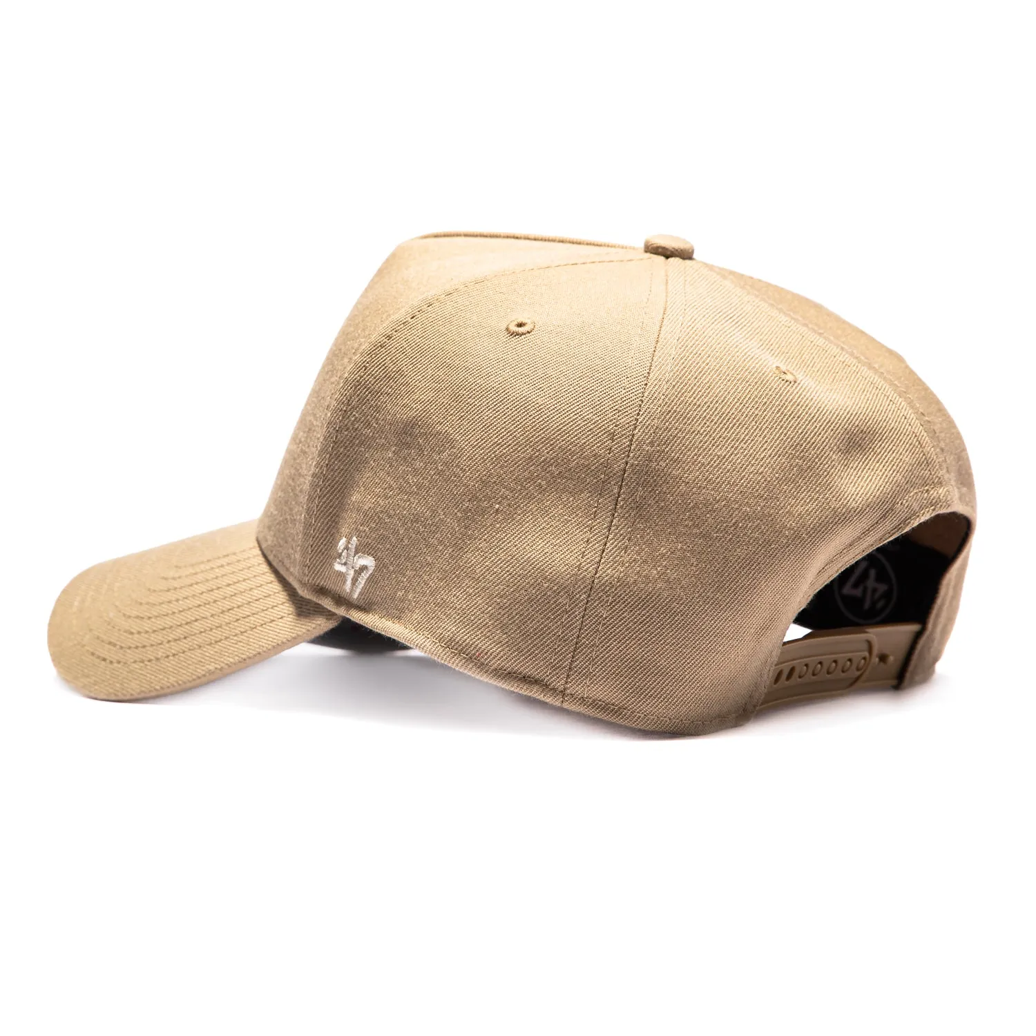 47 Brand Ballpark Offside Los Angeles Angels Hitch Snapback Hat - Khaki sold by Hat Club product image thumbnail 2