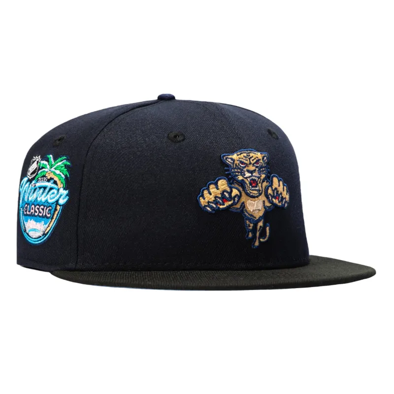 New Era 59Fifty Florida Panthers 2026 Winter Classic Patch Hat - Navy, Black made by New Era