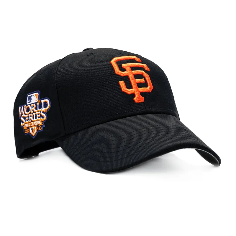 47 Brand Sureshot San Francisco Giants 2010 World Series Patch MVP Snapback Hat - Black made by 47