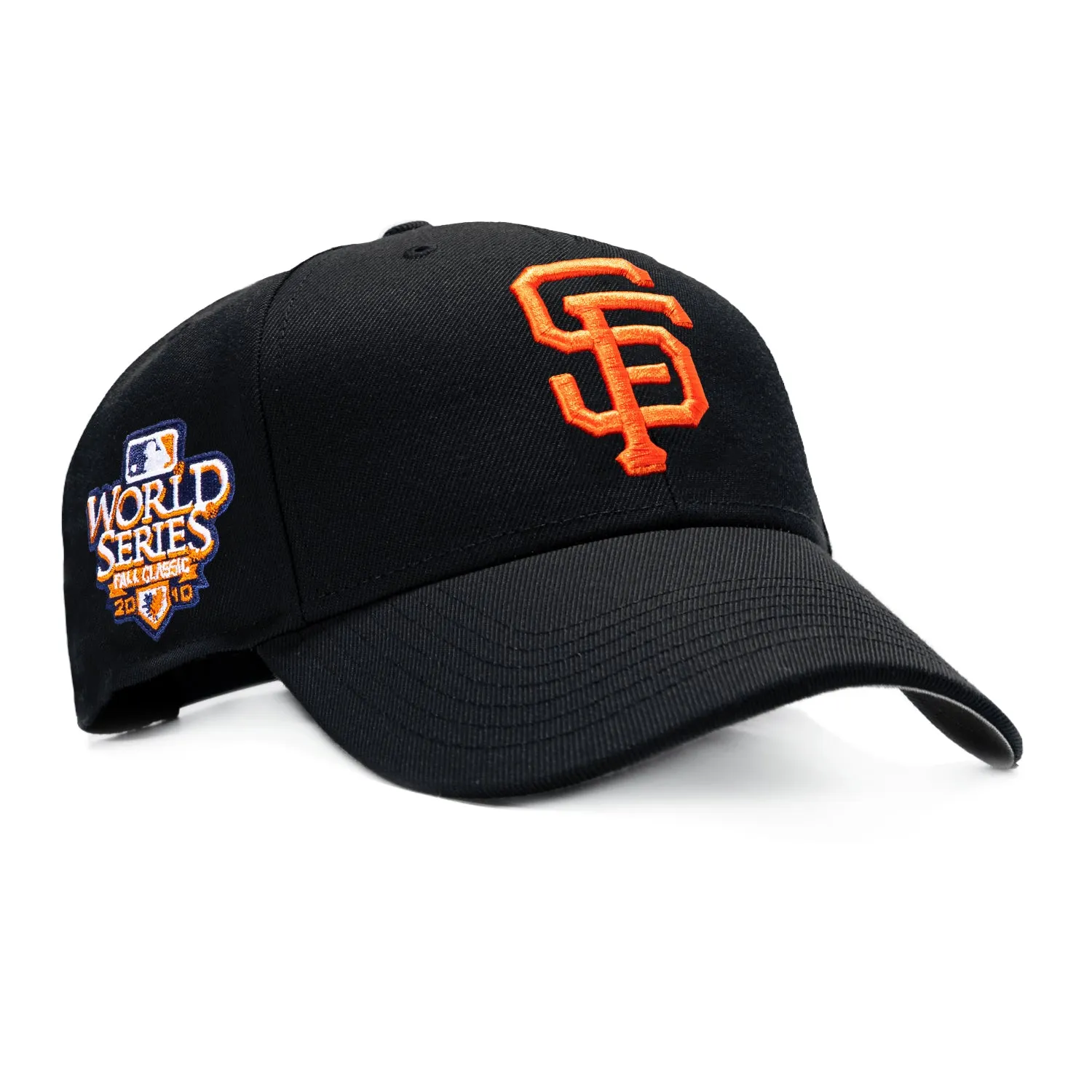 47 Brand Sureshot San Francisco Giants 2010 World Series Patch MVP Snapback Hat - Black sold by Hat Club