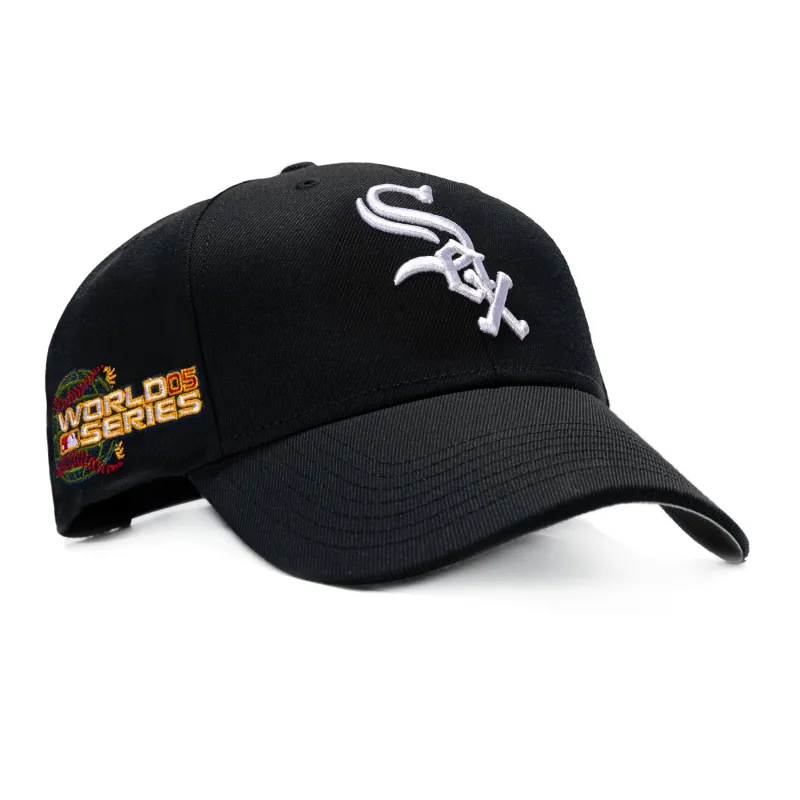 47 Brand Sureshot MVP Chicago White Sox 2005 World Series Patch Adjustable Hat - Black made by 47