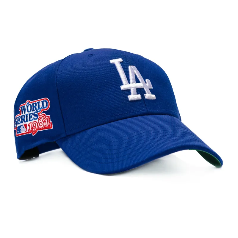 47 Brand Sureshot Los Angeles Dodgers 1981 World Series Patch MVP Snapback Hat - Royal made by 47