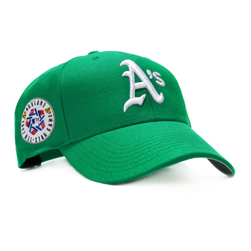 47 Brand Sureshot Oakland Athletics 1987 All Star Game Patch MVP Snapback Hat - Kelly Green made by 47