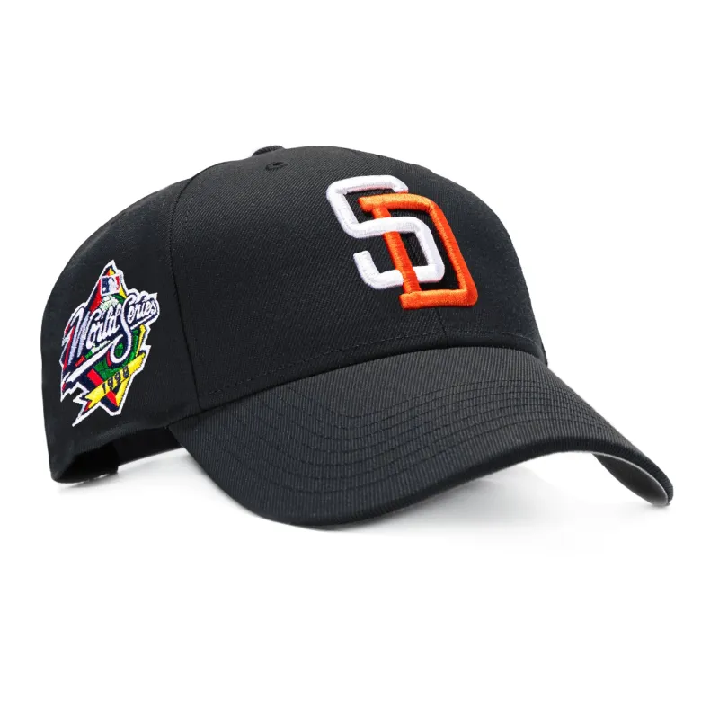 47 Brand Sureshot San Diego Padres 1998 World Series Patch MVP Snapback Hat - Navy made by 47