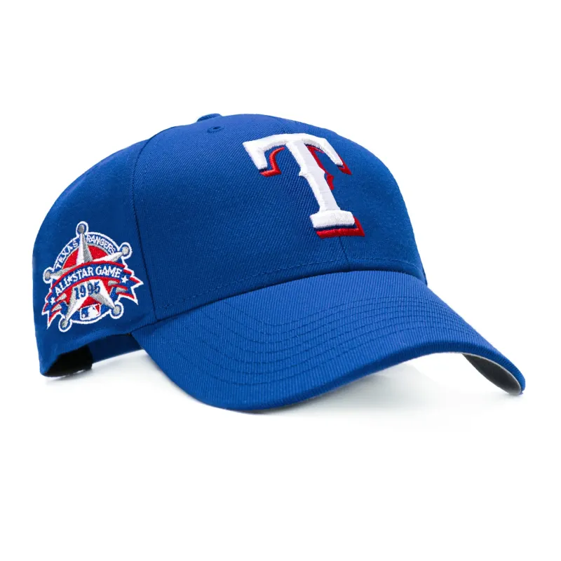 47 Brand Sureshot Texas Rangers 1995 All Star Game Patch MVP Snapback Hat - Royal made by 47