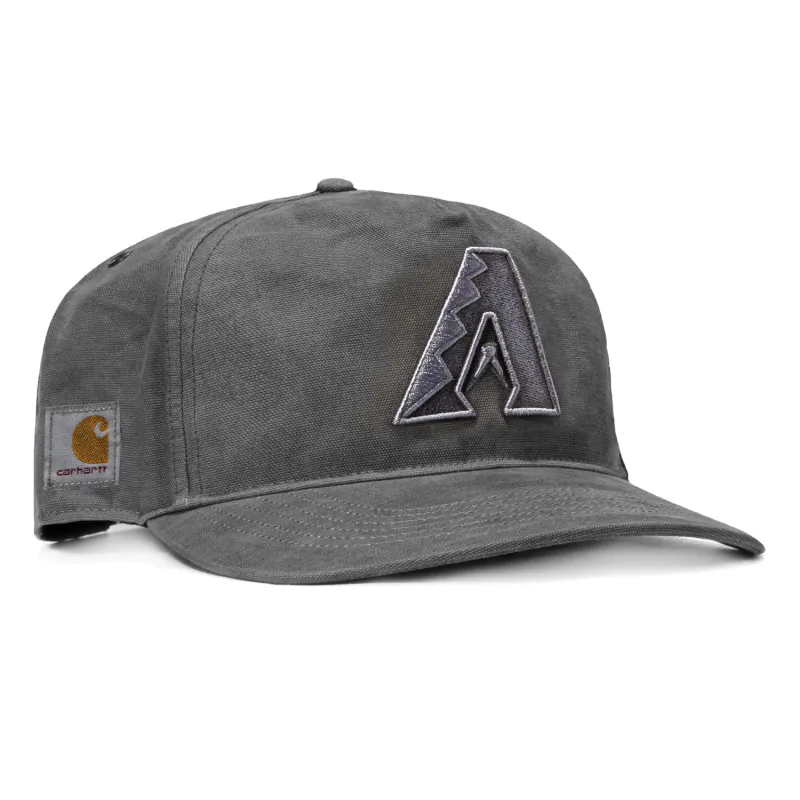 47 Brand x Carhartt Dyed Arizona Diamondbacks Hitch Adjustable Snapback Hat - Black made by 47