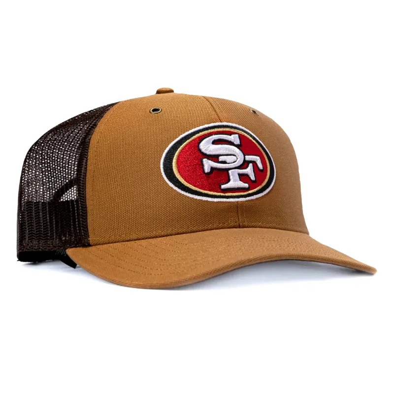 47 Brand x Carhartt Trucker San Francisco 49ers Adjustable Snapback Hat - Brown made by 47