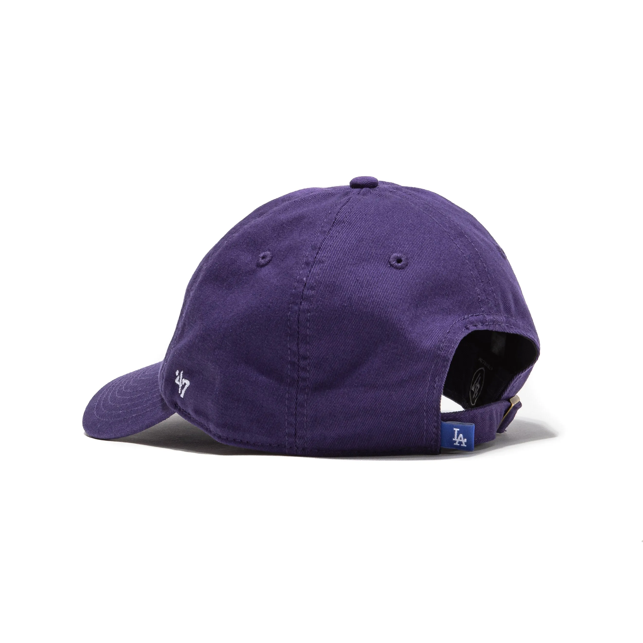 47 Brand Los Angeles Dodgers Cleanup Adjustable Hat - Purple, White sold by Hat Club product image thumbnail 2