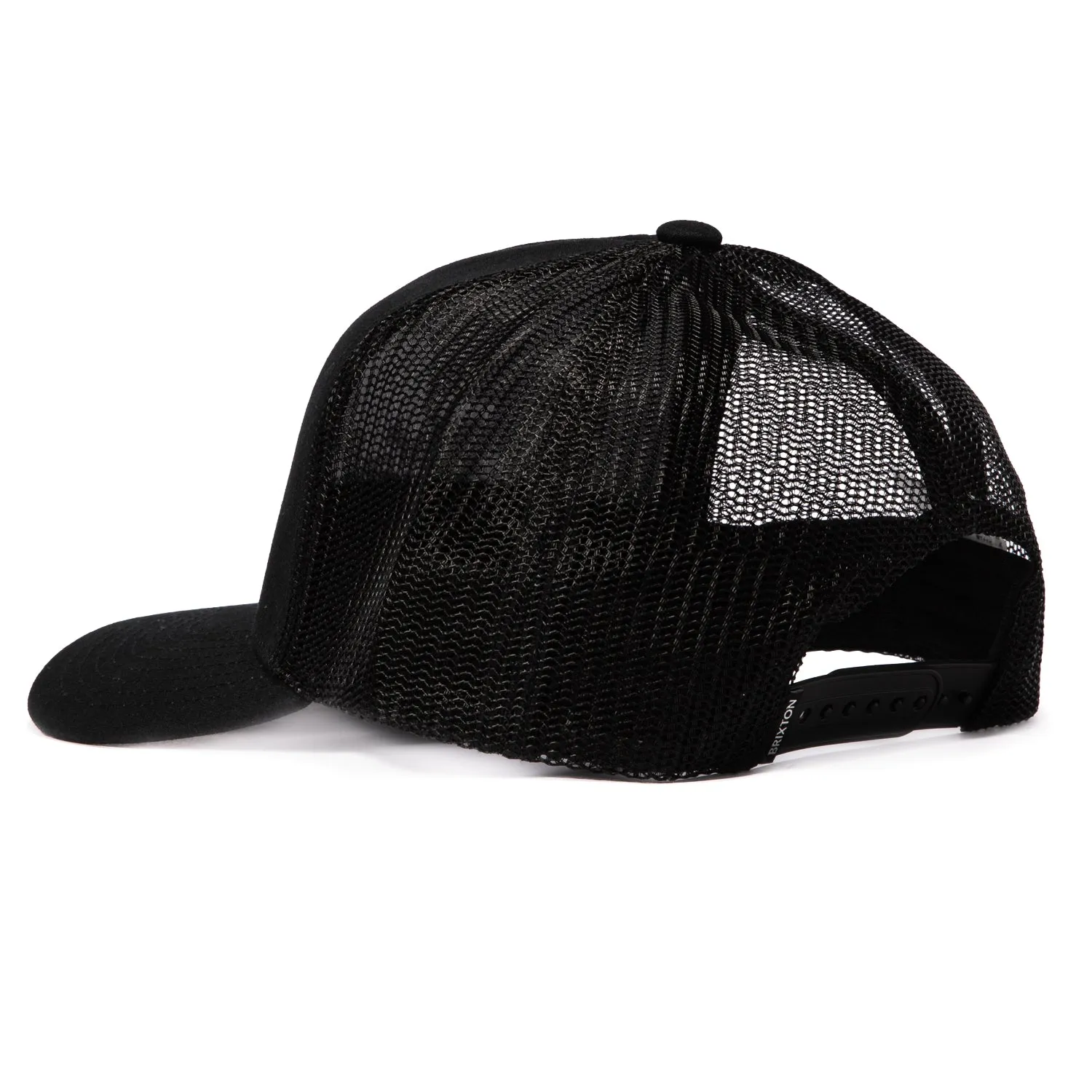 Brixton Tolman C MP Mesh Snapback Trucker Hat - Black sold by Hat Club product image thumbnail 2