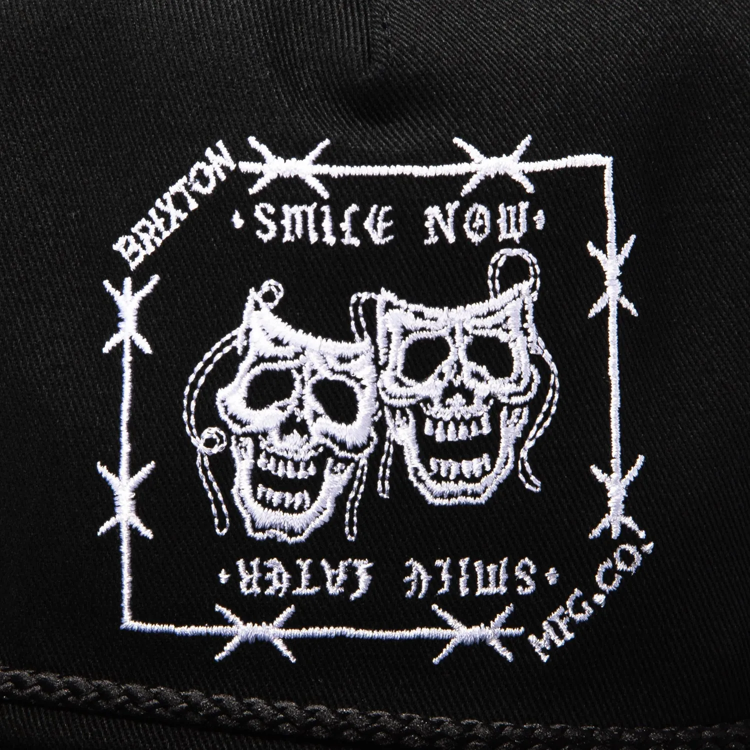 Brixton Smile Always Snapback Hat - Black sold by Hat Club product image thumbnail 3
