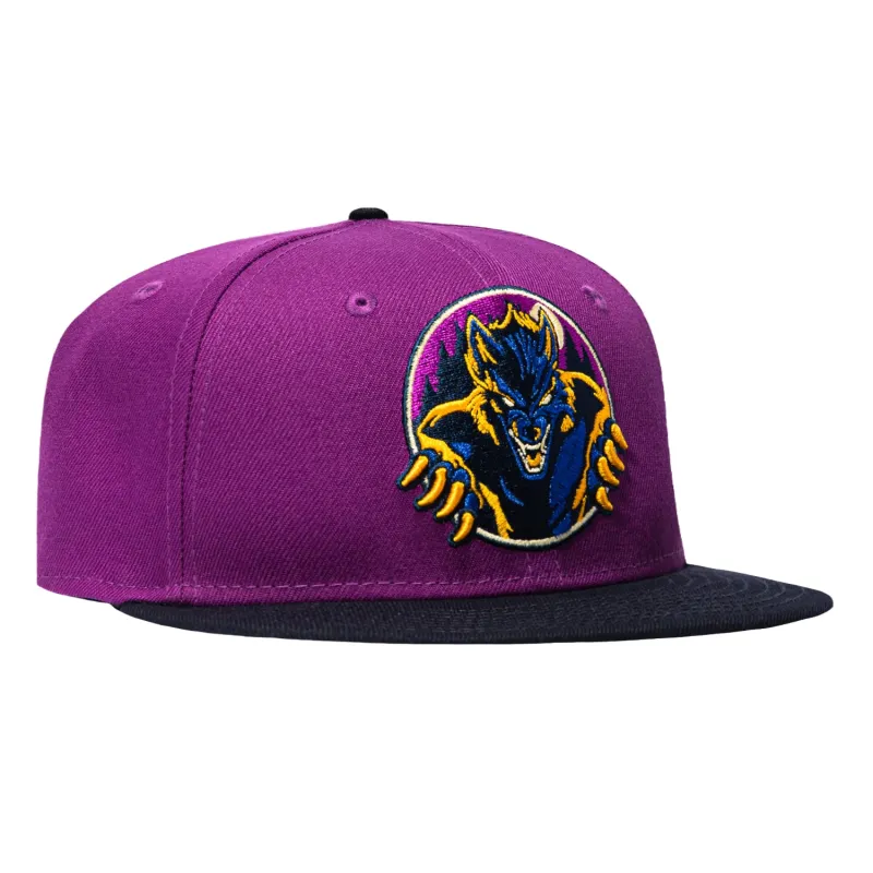 New Era 59Fifty Great Lakes Loons Dogmen Hat - Purple, Navy made by New Era