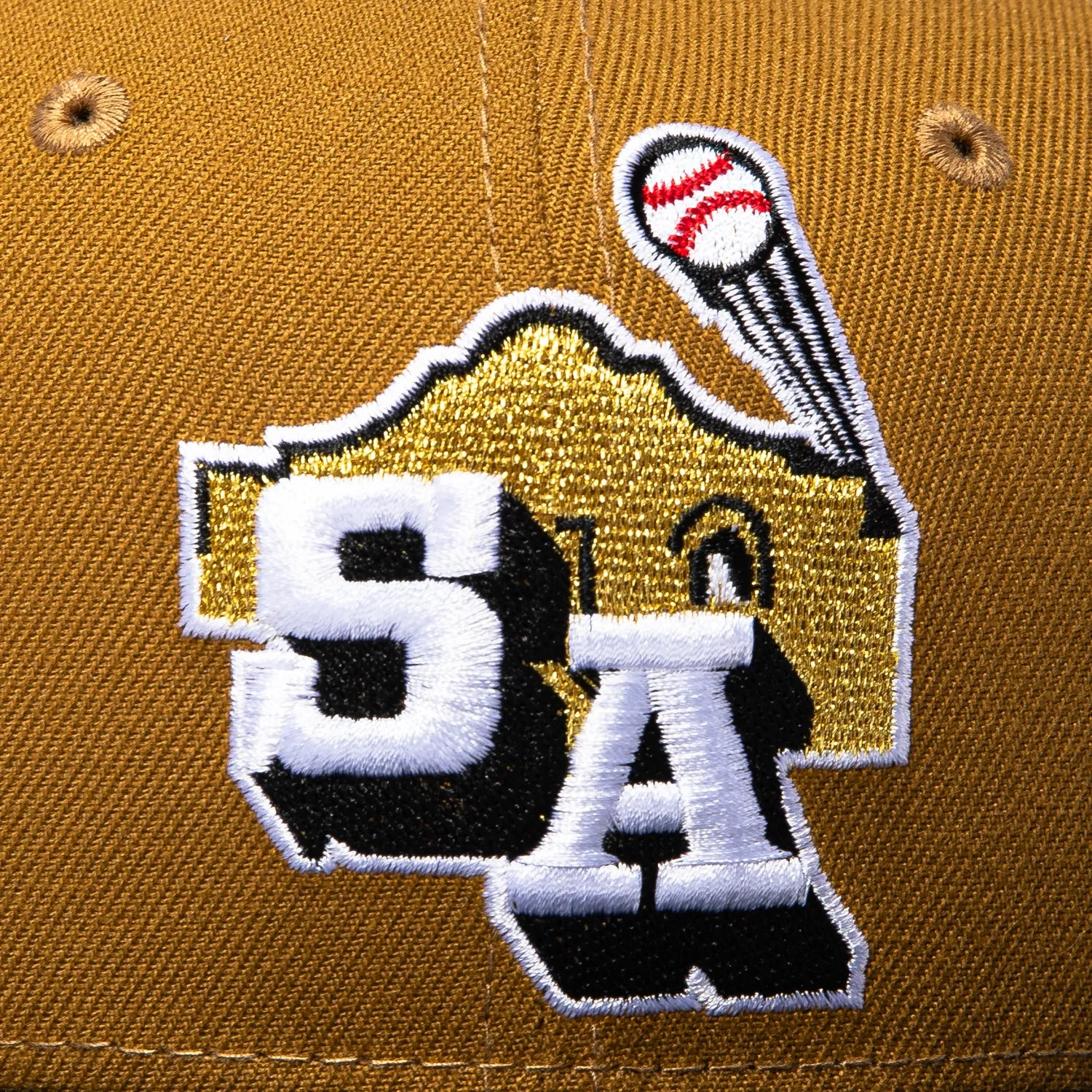 New Era 59Fifty San Antonio Missions Hat - Gold, Black sold by Hat Club product image thumbnail 4