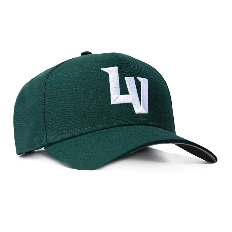 New Era 9Forty A-Frame Las Vegas Aviators LV Snapback Hat - Green, White made by New Era