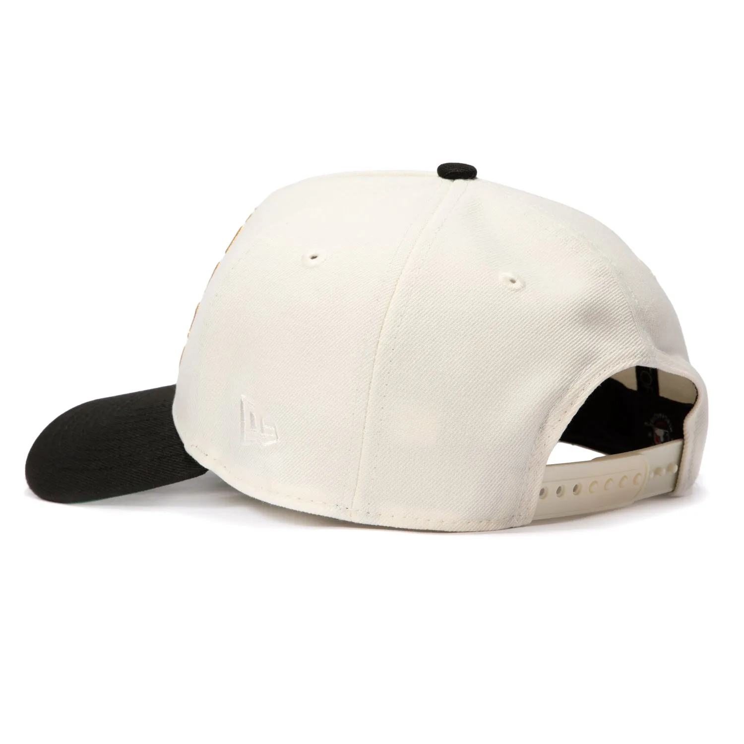 New Era 9Forty A-Frame Los Angeles Dodgers Old English Arch Snapback Hat - White, Black sold by Hat Club product image thumbnail 2