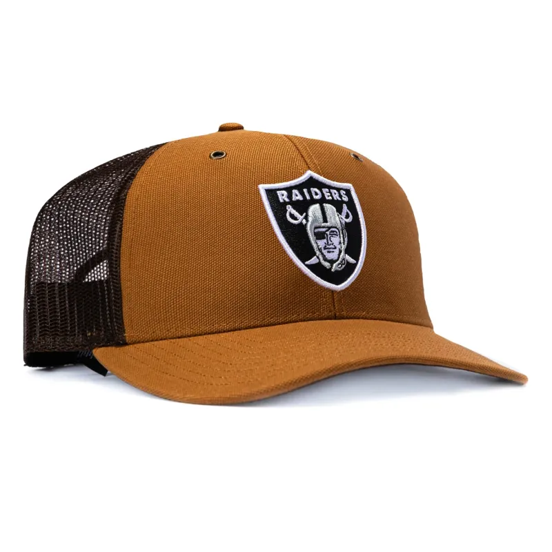 47 Brand x Carhartt Trucker Las Vegas Raiders Adjustable Snapback Hat - Brown made by 47