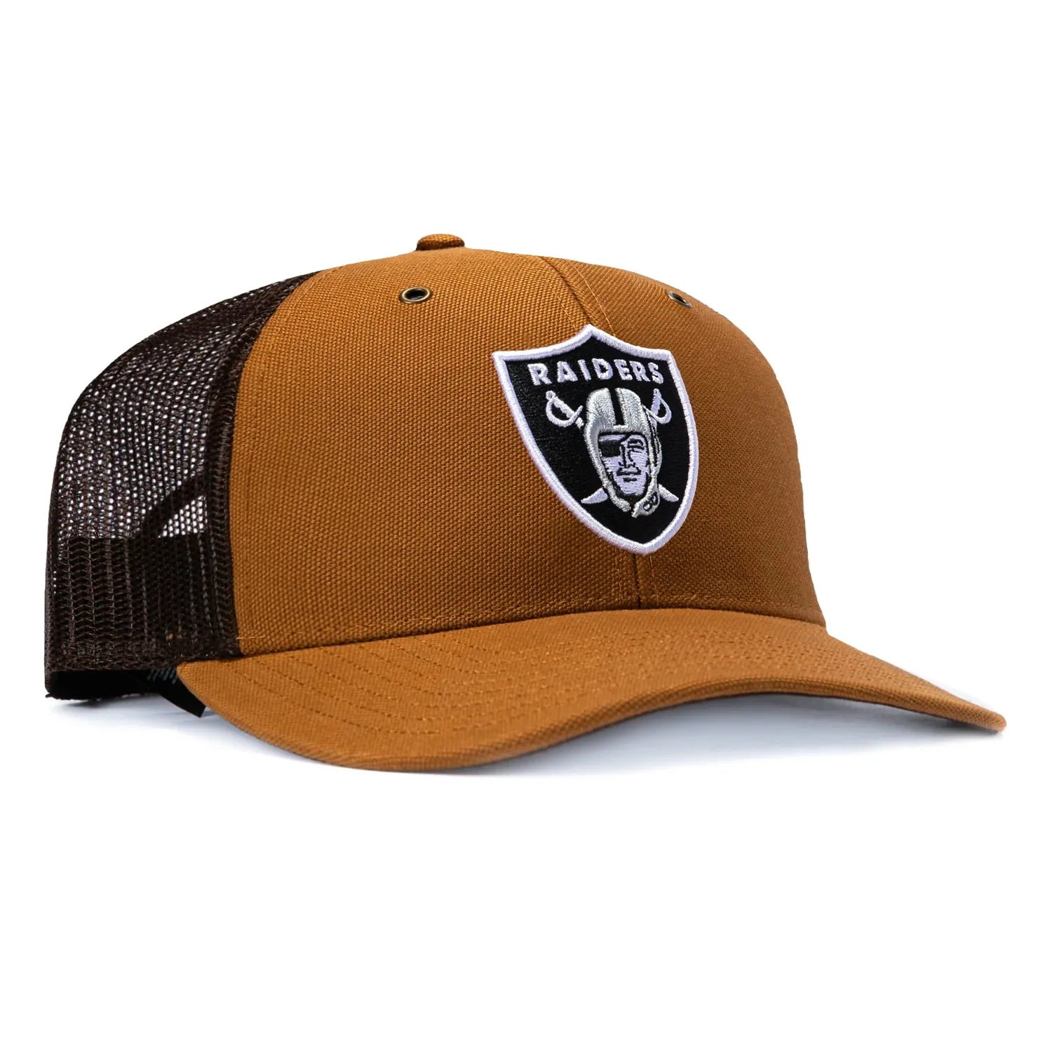 47 Brand x Carhartt Trucker Las Vegas Raiders Adjustable Snapback Hat - Brown sold by Hat Club