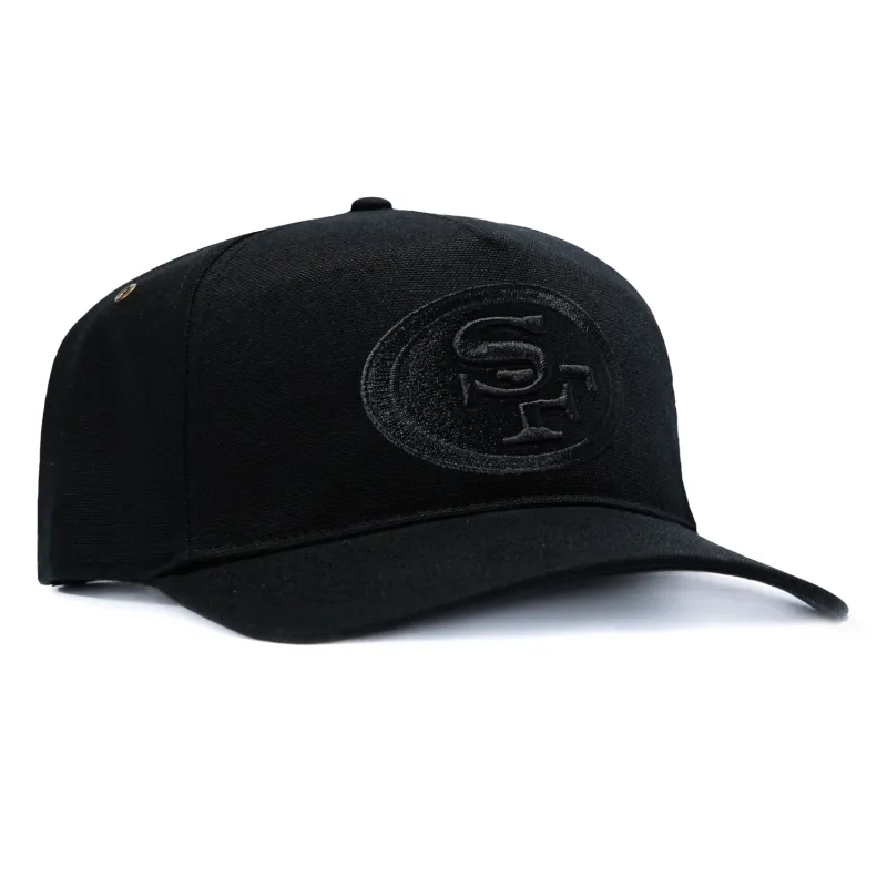 47 Brand x Carhartt San Francisco 49ers Hitch Adjustable Snapback Hat - Black made by 47