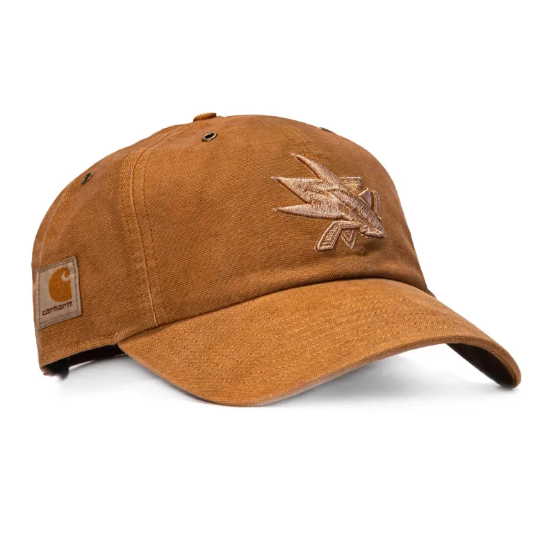 47 Brand x Carhartt Dyed San Jose Sharks Cleanup Adjustable Hat - Brown made by 47