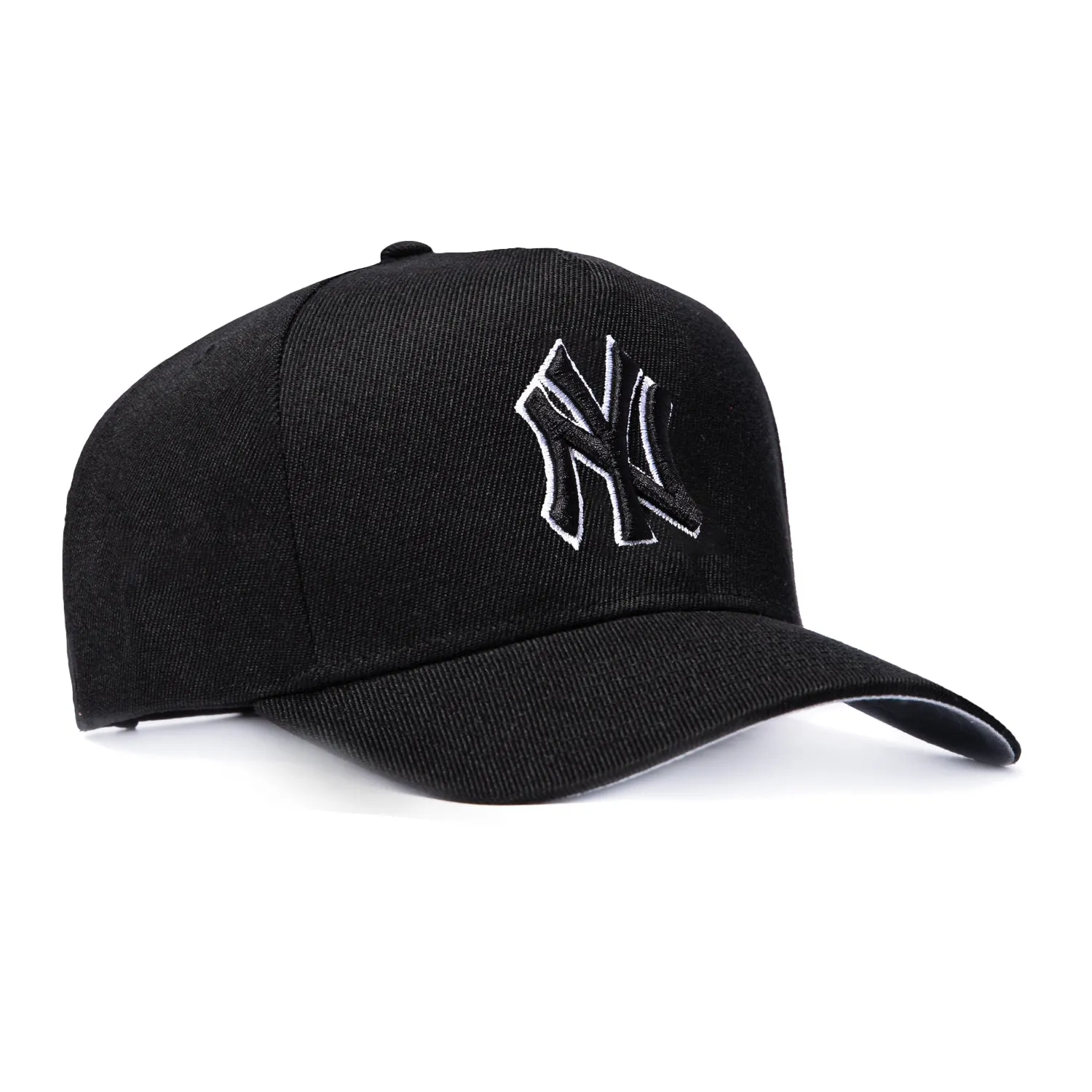 Mitchell & Ness Pro Pinch New York Yankees Snapback Hat - Black, Black, White sold by Hat Club