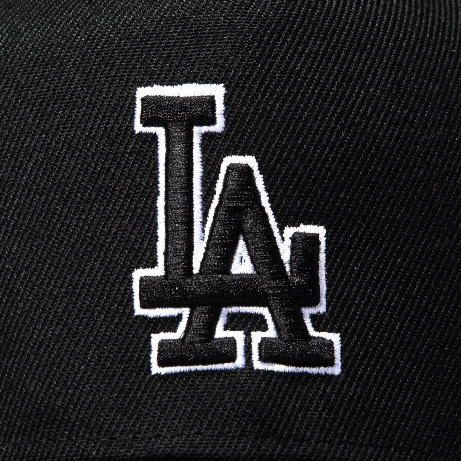 Mitchell & Ness Pro Pinch Los Angeles Dodgers Snapback Hat - Black, Black, White sold by Hat Club product image thumbnail 3