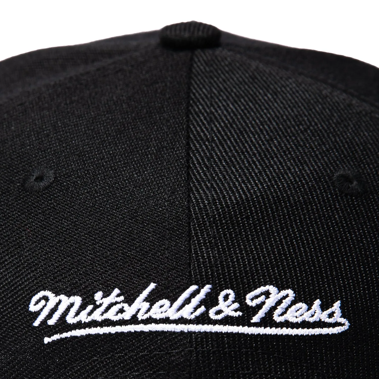Mitchell & Ness Pro Pinch Los Angeles Dodgers Snapback Hat - Black, Black, White sold by Hat Club product image thumbnail 4