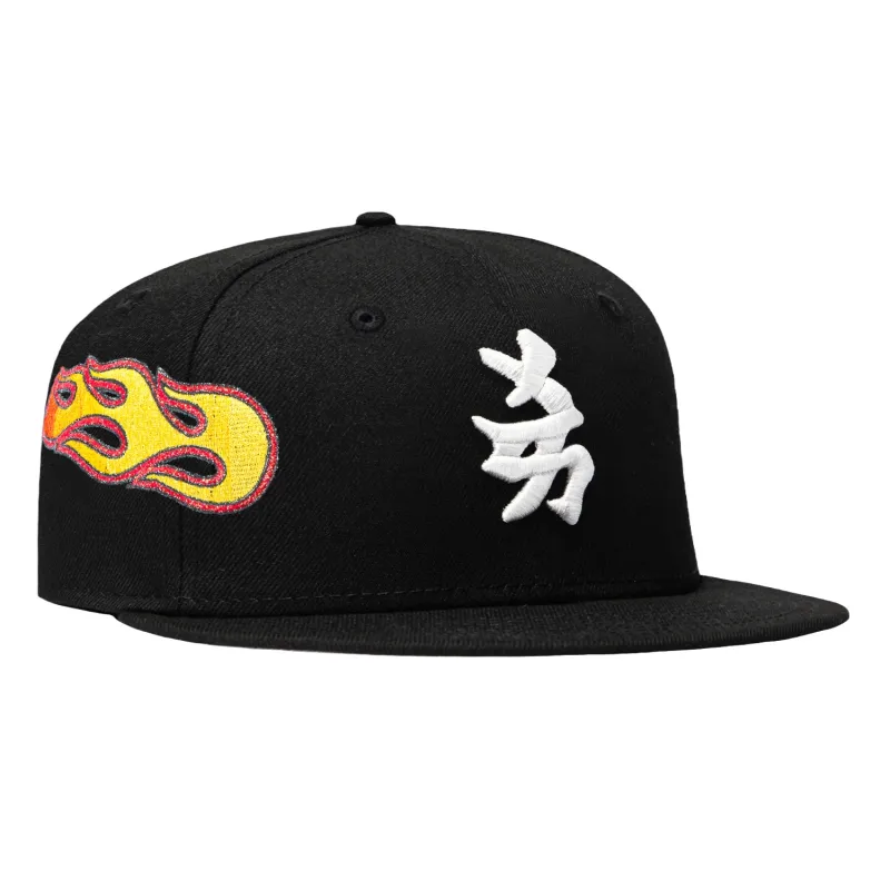 New Era 59Fifty Trophy Tour New York Yankees HC Exclusive Flame Patch Kanji Y Hat - Black made by New Era