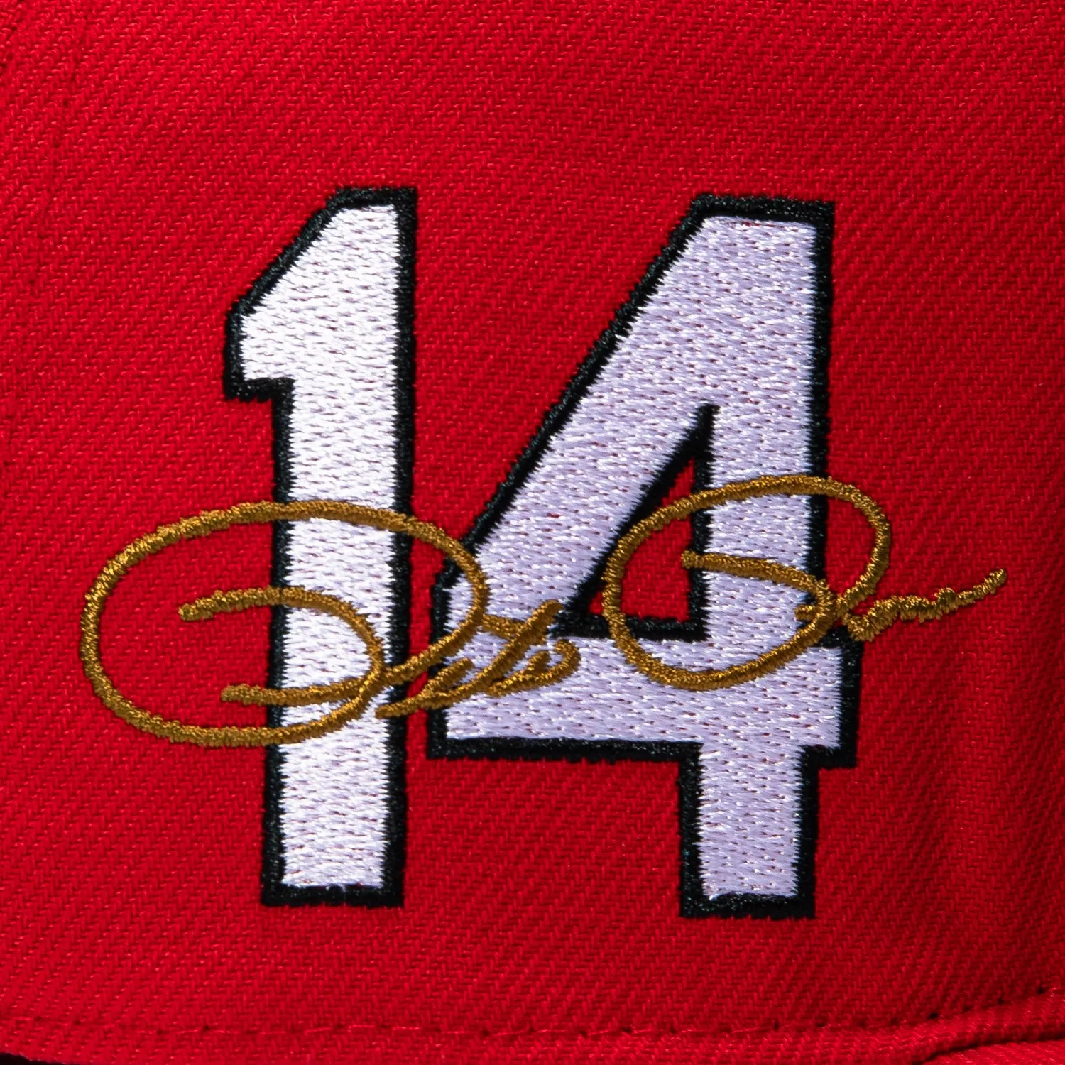 Mitchell & Ness Legends Cincinnati Reds 14 Pete Rose Patch Hat - Red sold by Hat Club product image thumbnail 5