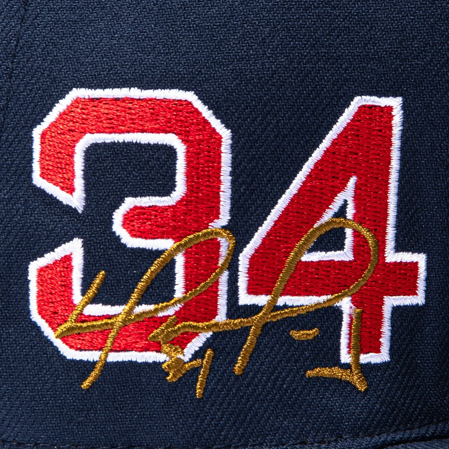 Mitchell & Ness Legends Boston Red Sox 34 David Ortiz Patch Hat - Navy sold by Hat Club product image thumbnail 5