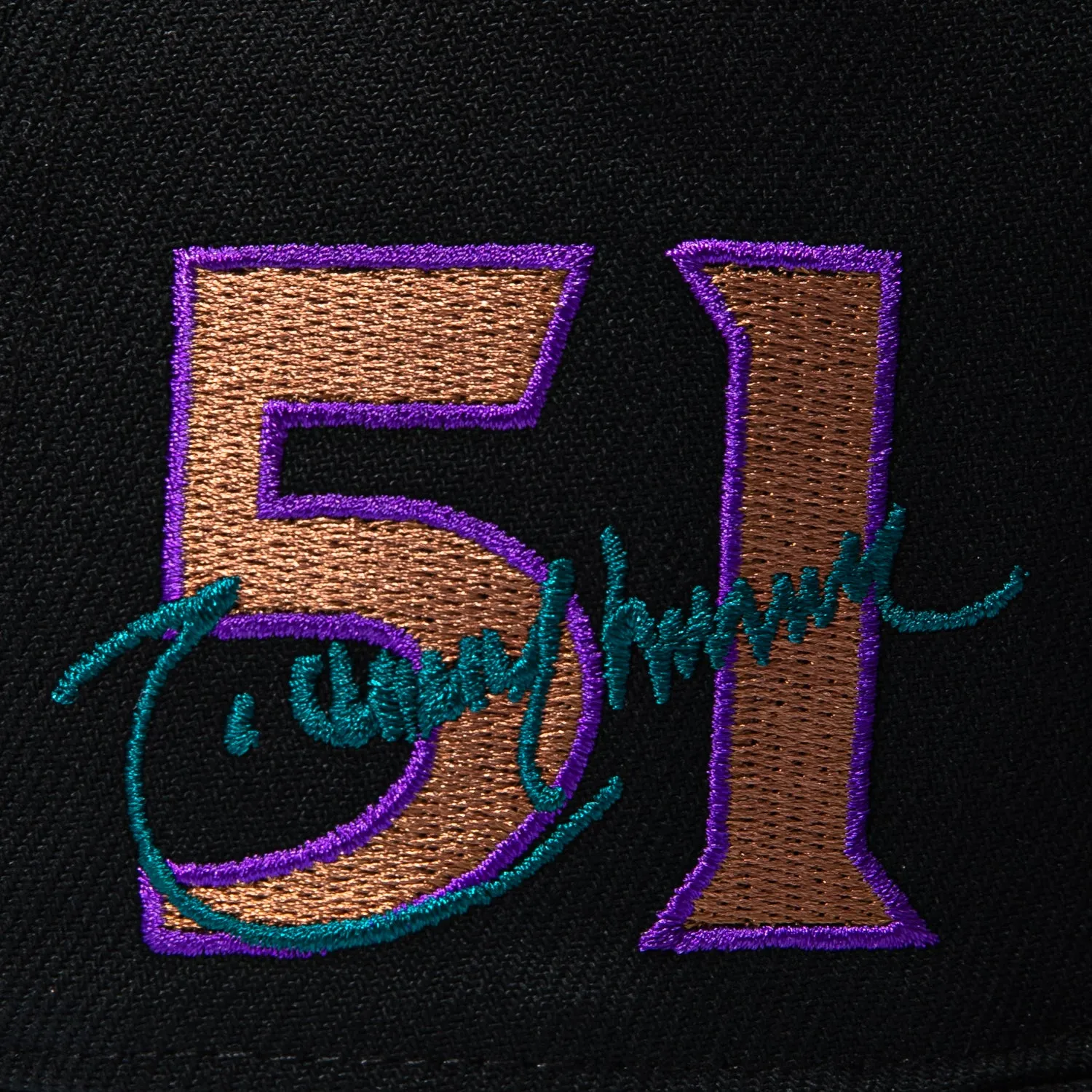 Mitchell & Ness Legends Arizona Diamondbacks 51 Randy Johnson Patch Hat - Black sold by Hat Club product image thumbnail 5