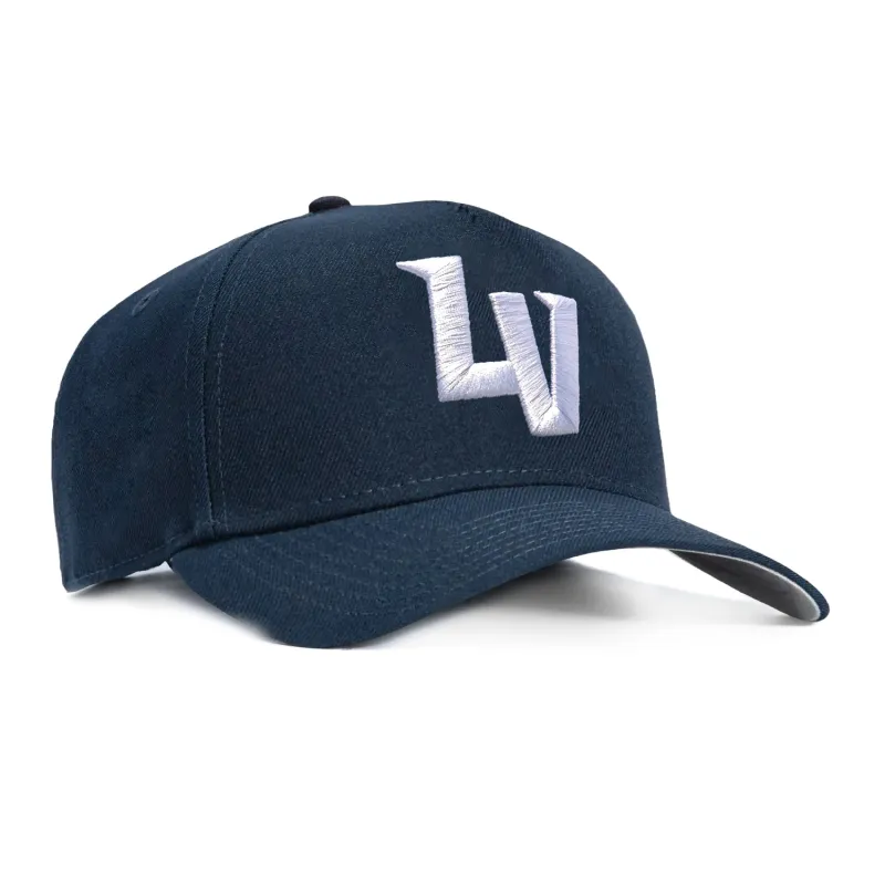 New Era 9Forty A-Frame Las Vegas Aviators Snapback LV Hat - Navy, White made by New Era