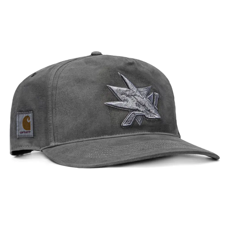 47 Brand x Carhartt Dyed San Jose Sharks Hitch Adjustable Snapback Hat - Black made by 47
