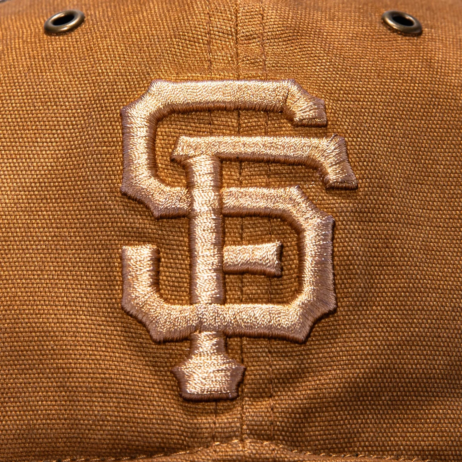 47 Brand x Carhartt Trucker Dyed San Francisco Giants Adjustable Snapback Hat - Brown sold by Hat Club product image thumbnail 3