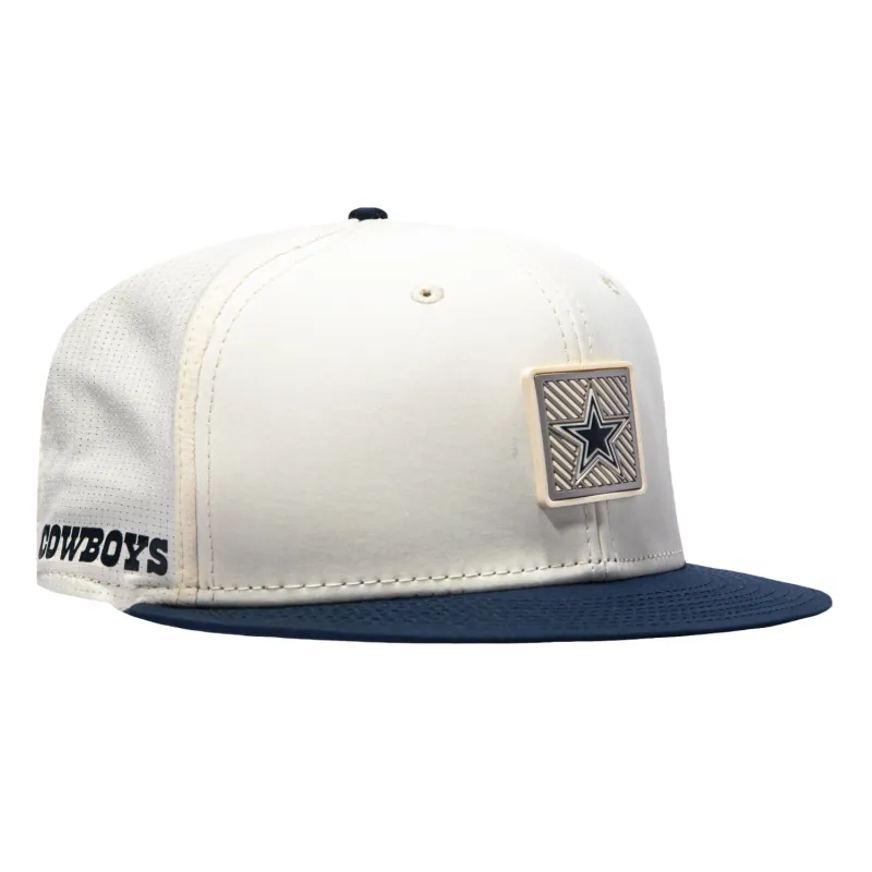 New Era 9Fifty 2026 Training Camp Dallas Cowboys Snapback Hat - White, Navy made by Hat Club