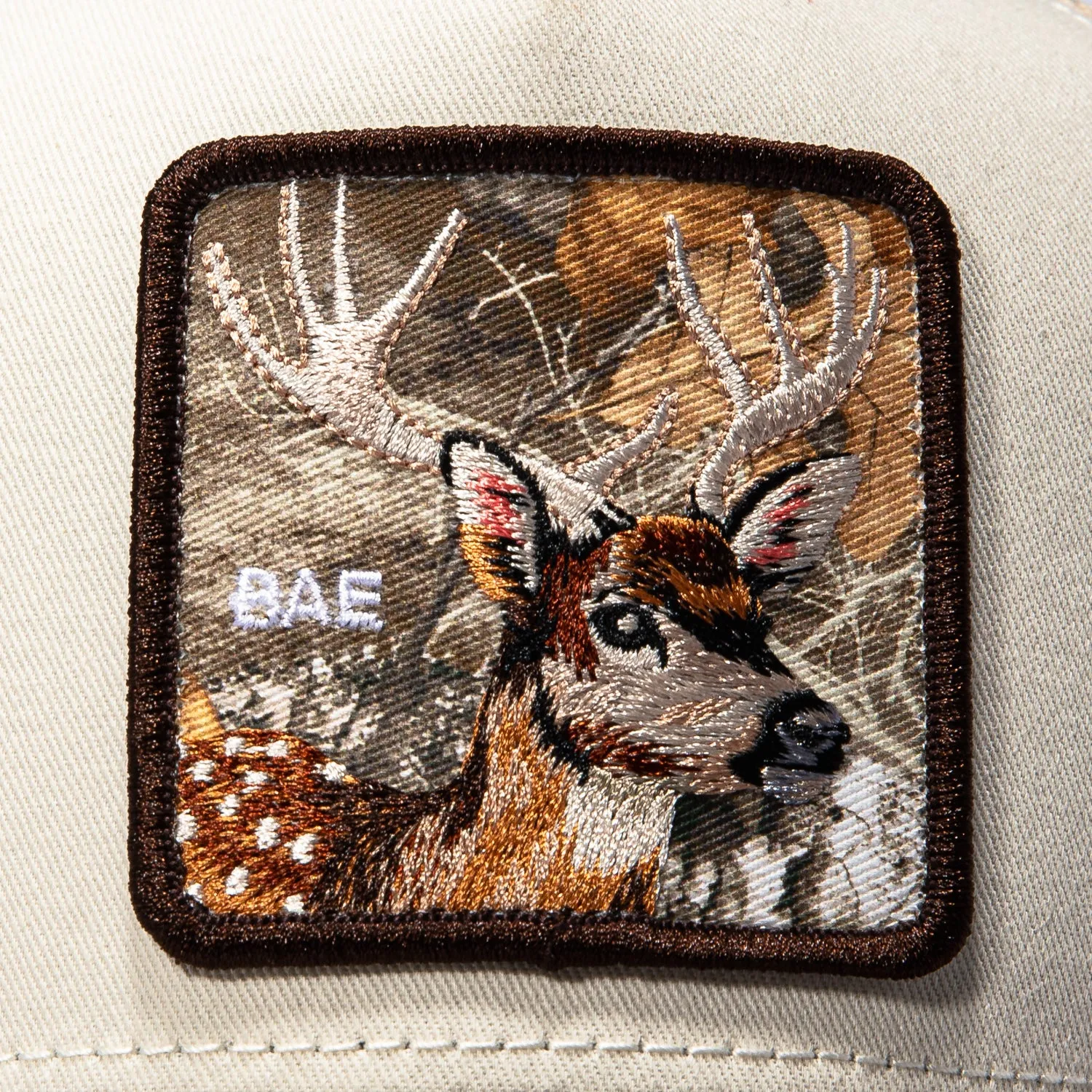 Goorin Bros Bae Doe Adjustable Snapback Trucker Hat - White, Realtree Camo sold by Hat Club product image thumbnail 3