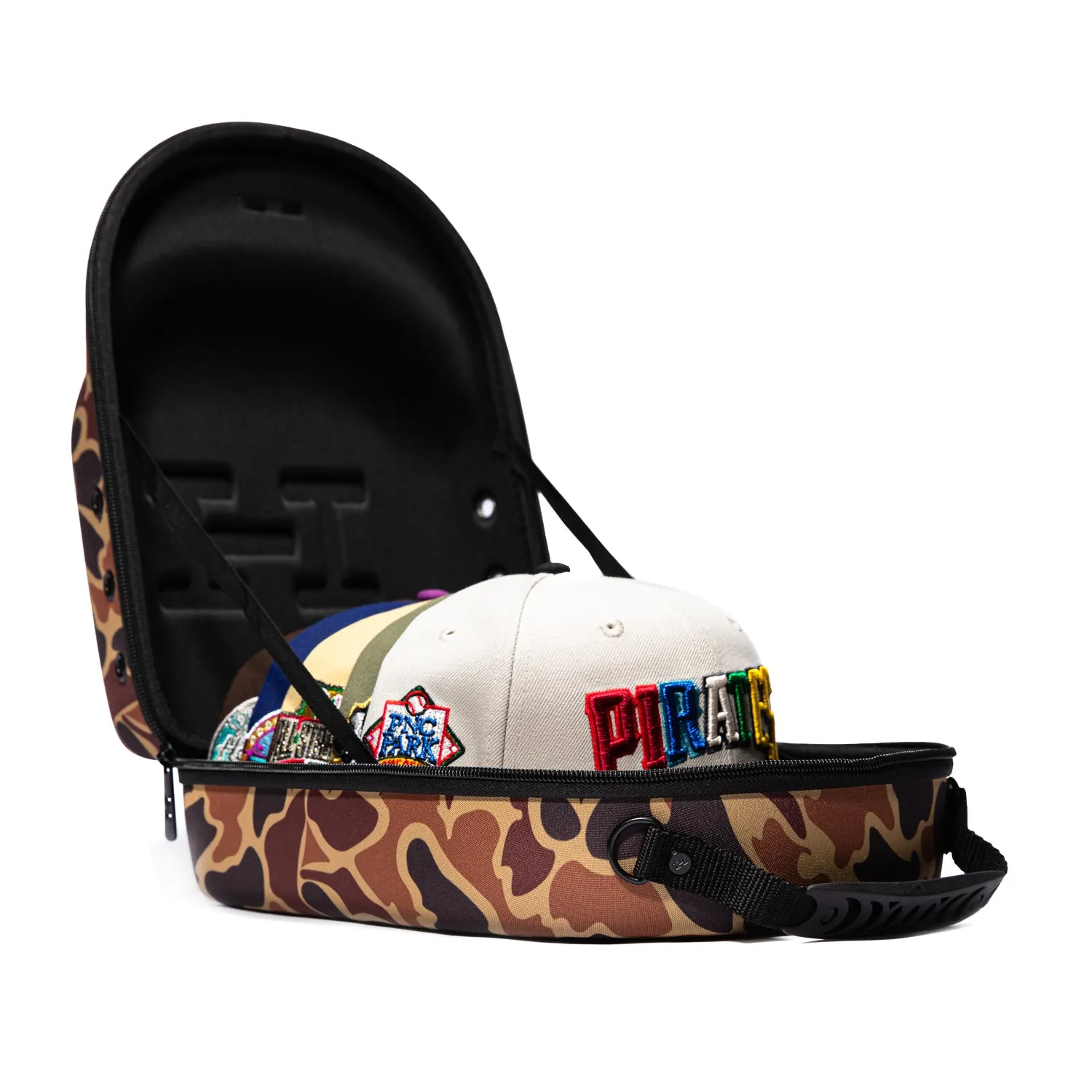 Hat Club 6 Hat Carrier - Brown Duck Camo sold by Hat Club
