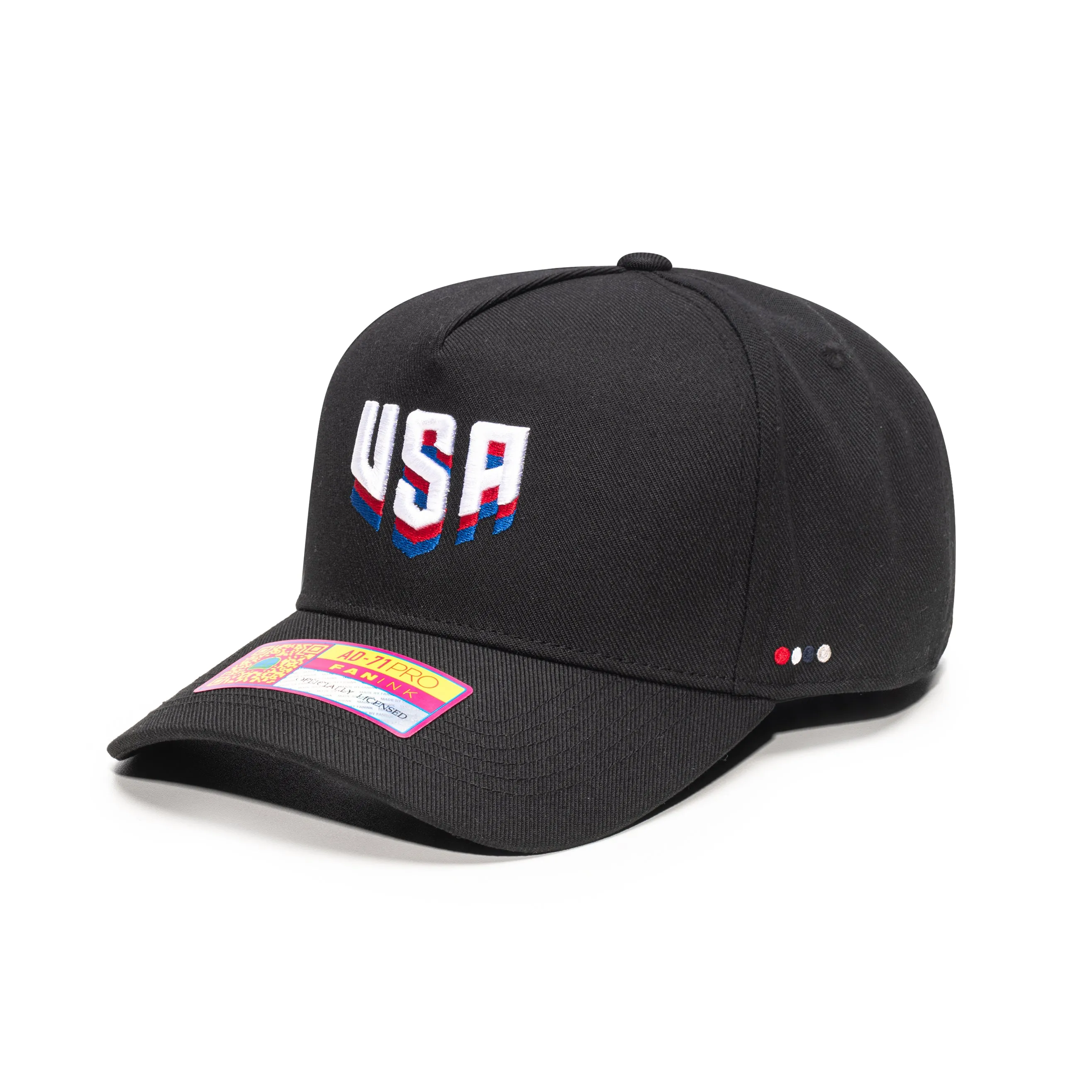 FAN INK USA COLA BLK Fan Ink USA Soccer Cola Snapback - Black sold by Hat Club product image thumbnail 2