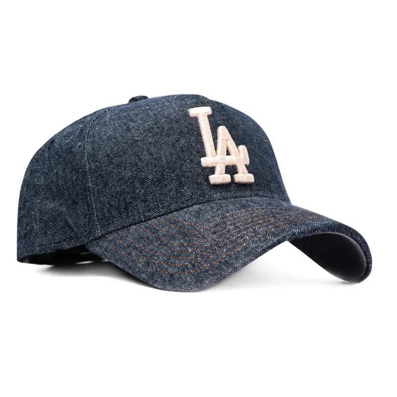 New Era 59Forty A-Frame Los Angeles Dodgers Hat - Navy Denim made by New Era